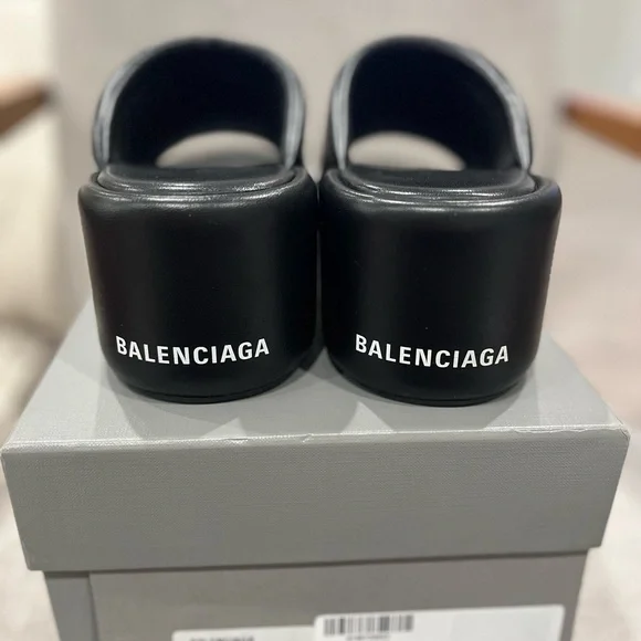 BALENCIAGA- Rise Platform Slides